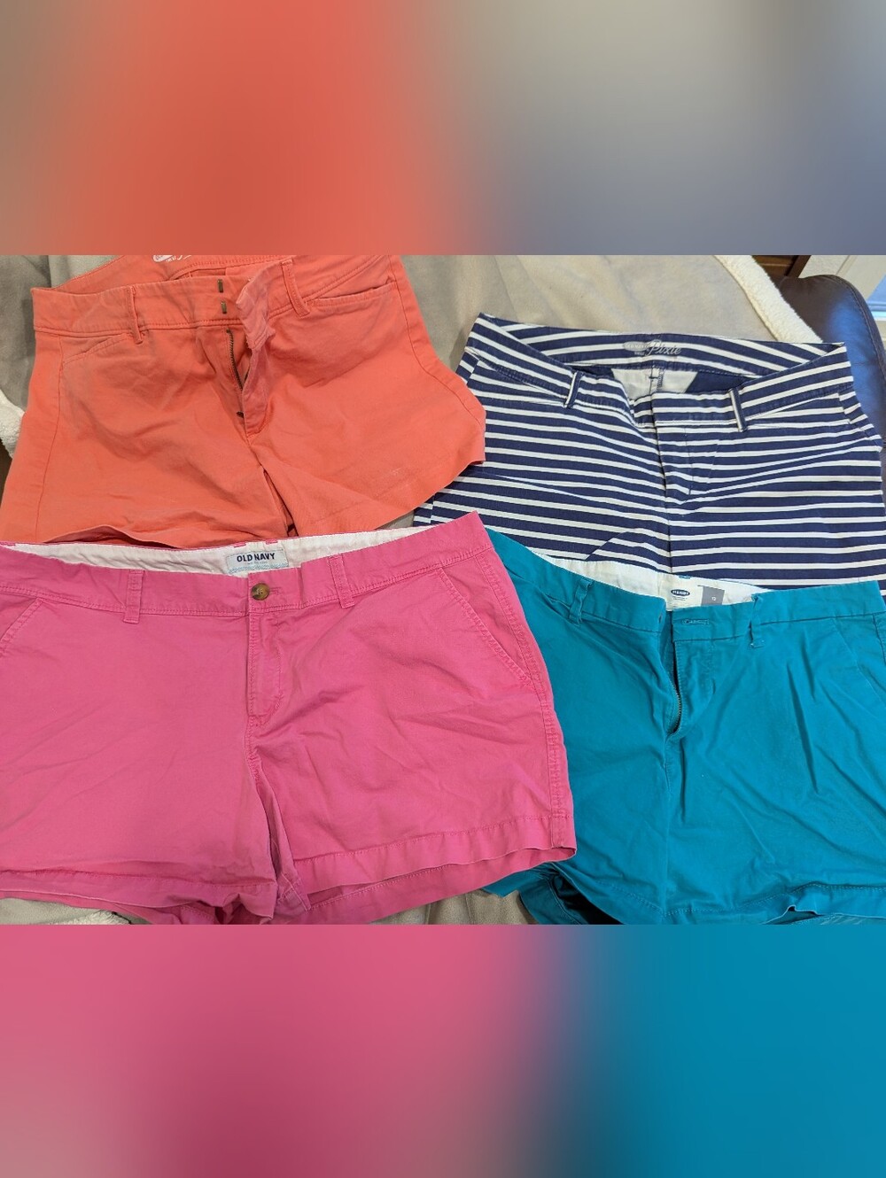 Old Navy Women's Pink Chino Shorts - Classic Casual